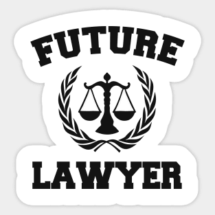 Future Lawyer Sticker